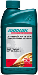 Купить трансмиссионные масла и жидкости ГУР: Addinol Getriebeol GH 75W 90 1L МКПП, мосты, редукторы, Синтетическое | Артикул 4014766070272 с доставкой